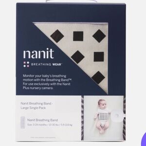 0-3 months Nanit Breathing Band. New, in box. Never opened.